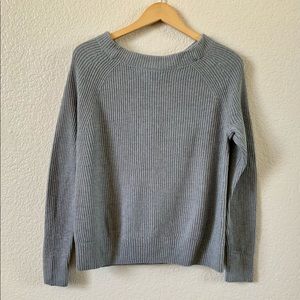 Banana Republic Gray Knit Sweater, Sz M